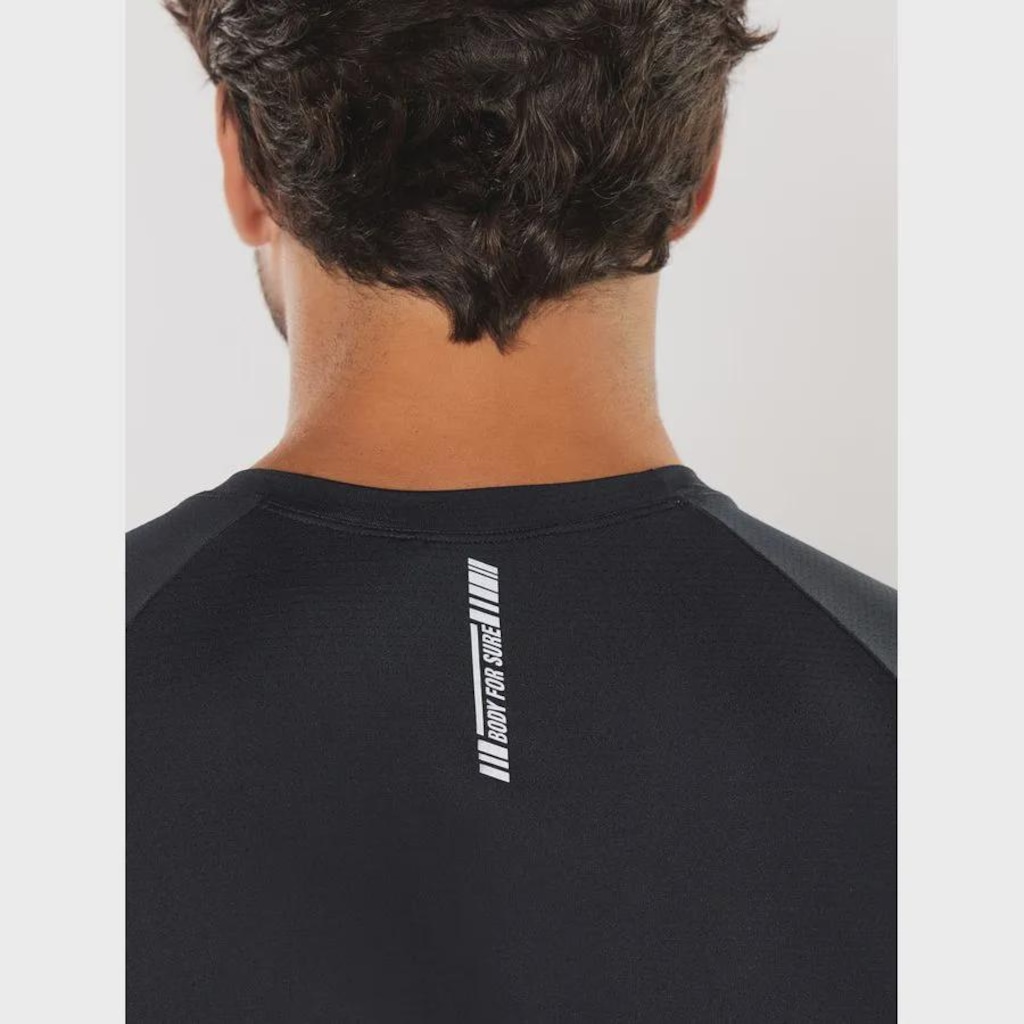 Imagem 4 do produto Camiseta Manga Curta Bodyforsure Lisa Move Masculina