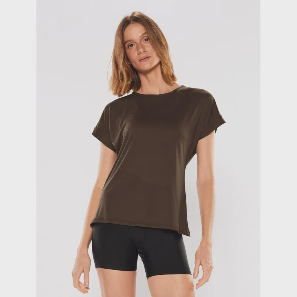 Camiseta Manga Curta Bodyforsure Lisa Push - Feminina