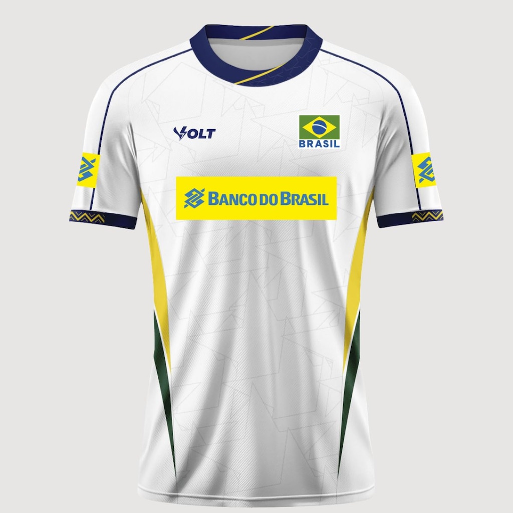 Camisa Vôlei Volt Brasil CBV 2025 Oficial Feminina