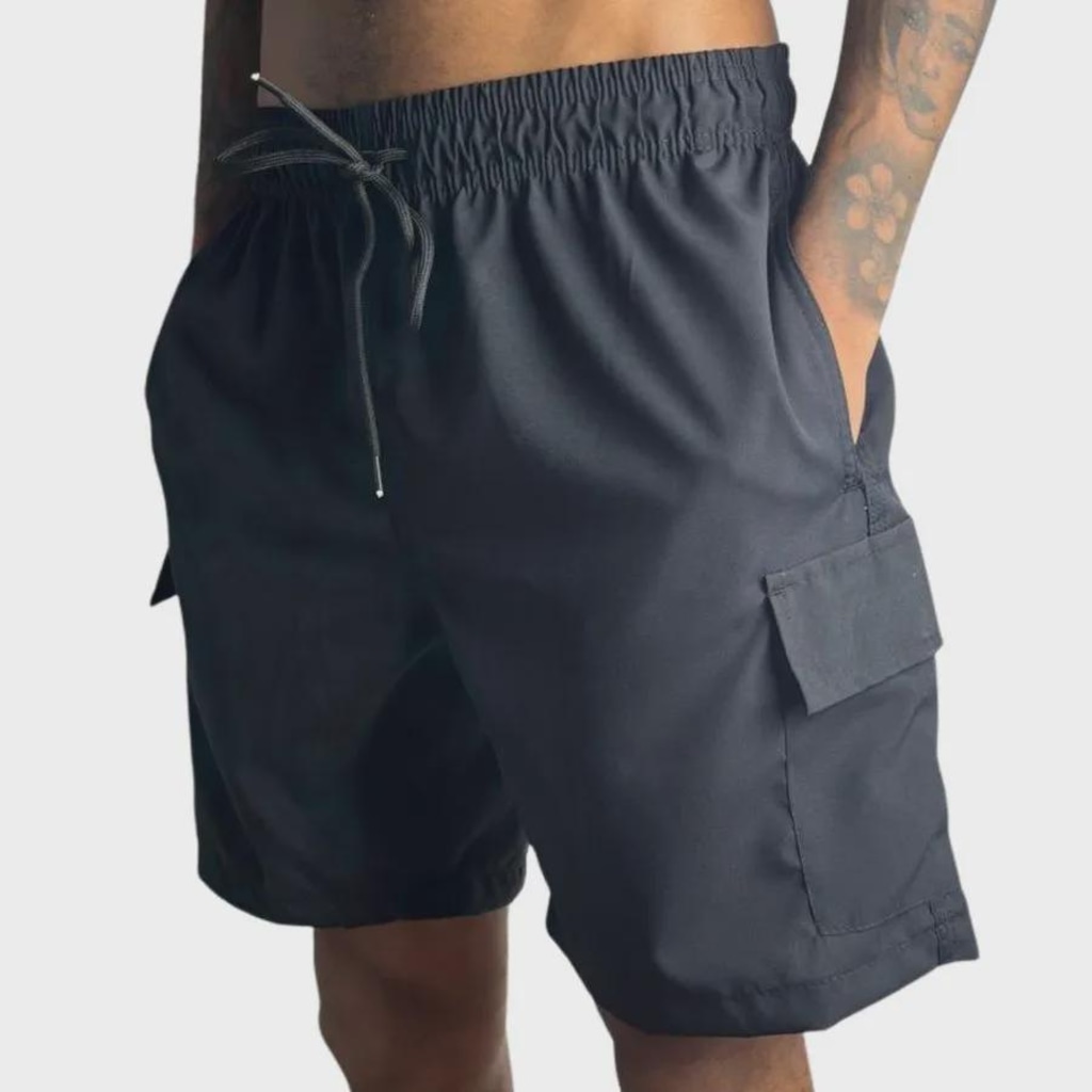 Imagem 2 do produto Bermuda Lisa Cargo - SURFTRIP - Masculino