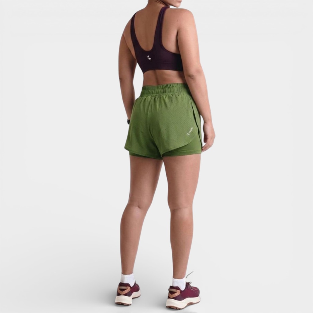 Imagem 2 do produto Short Lupo LSport AF Duplo Running Feminino