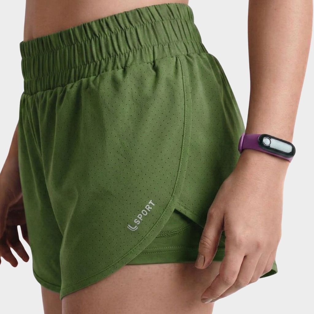 Imagem 3 do produto Short Lupo LSport AF Duplo Running Feminino