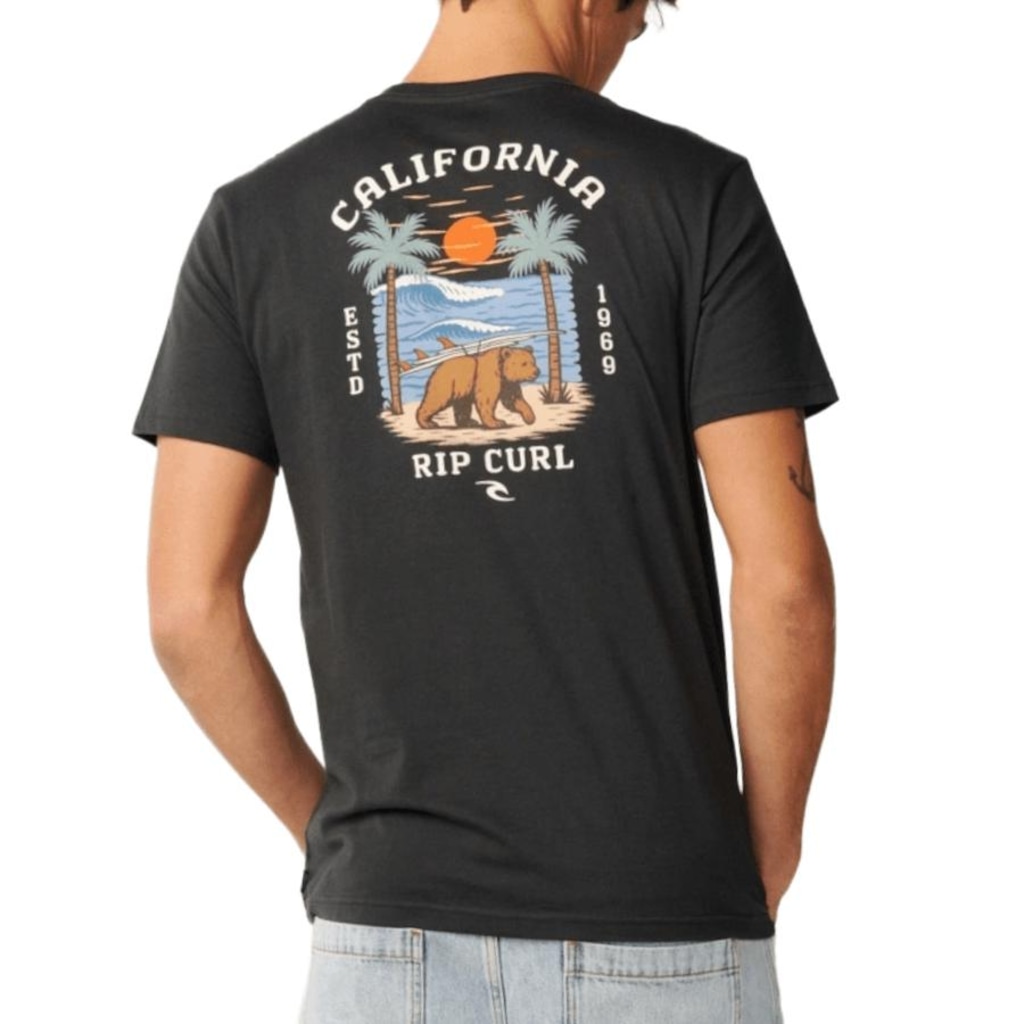 Camiseta Rip Curl Desti Animals Masculino