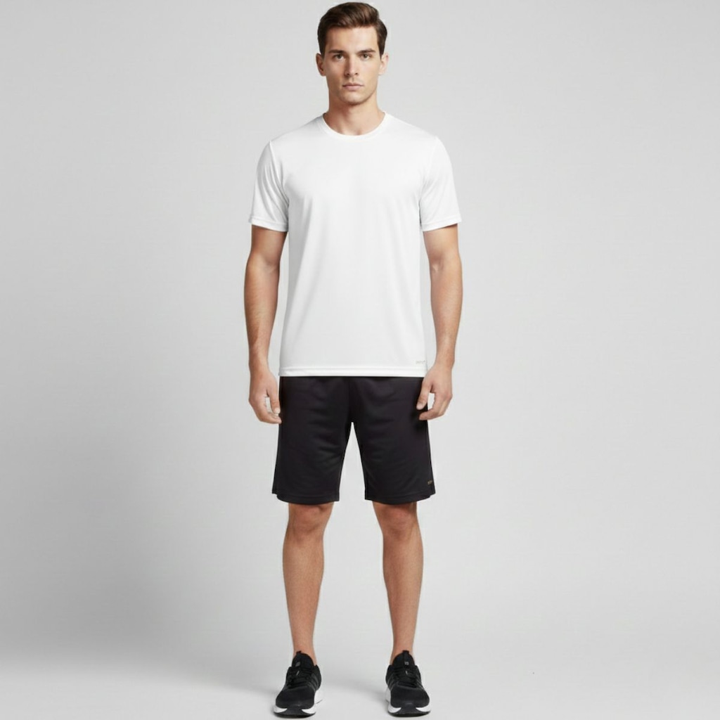 Imagem 5 do produto Camiseta Dry Fit Caban Microfuros Anti Suor Esportiva - Masculina