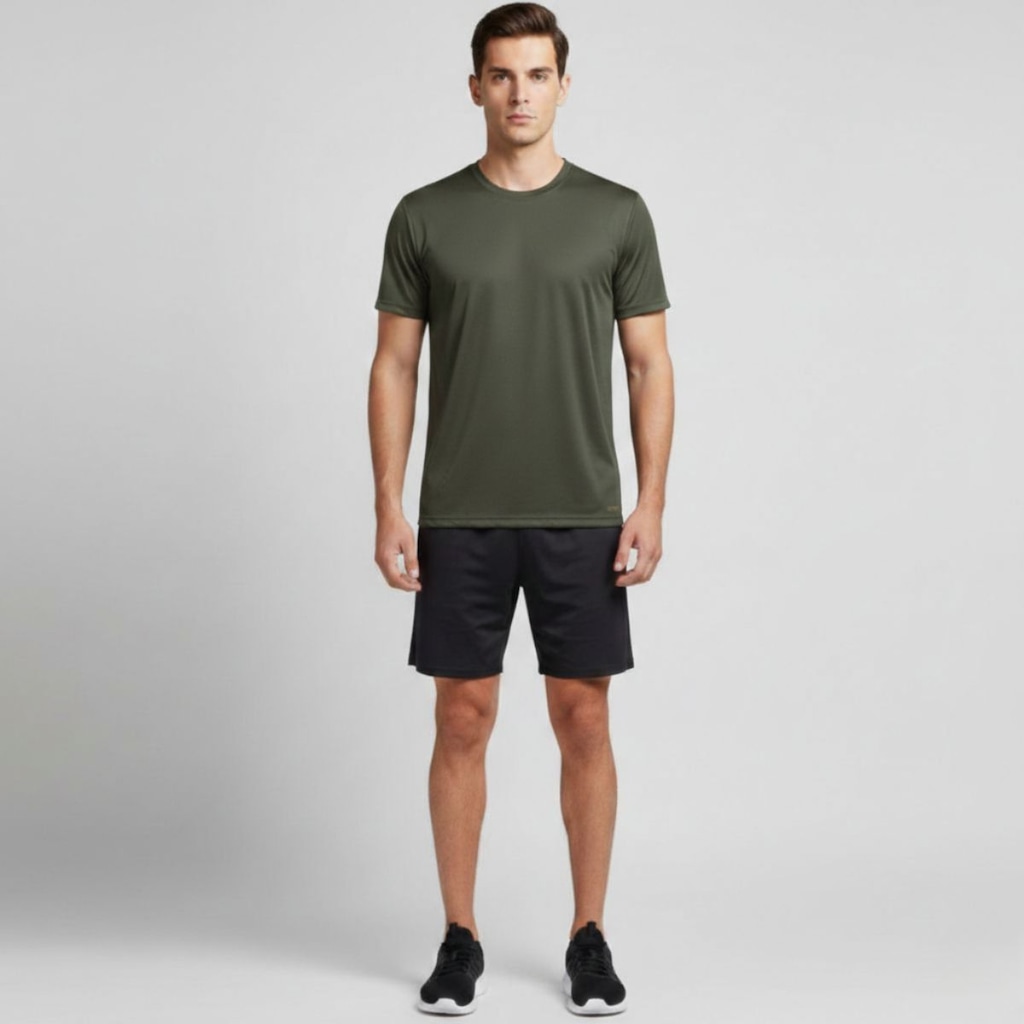 Imagem 5 do produto Camiseta Dry Fit Caban Microfuros Anti Suor Esportiva - Masculina