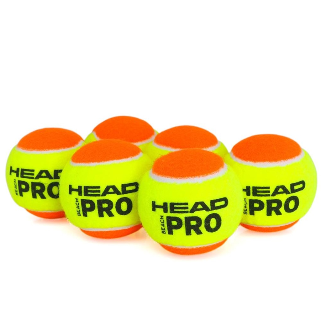 Bola de Beach Tennis Head Pro Pack com 6 Bolas