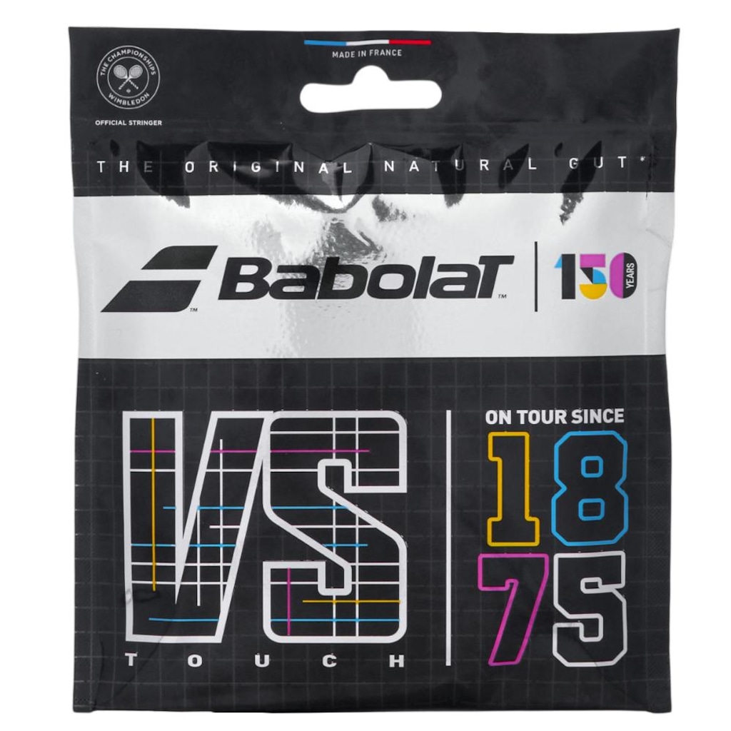 Corda Babolat Touch VS 16 1.30mm Gut 150 Anos - Set Individual