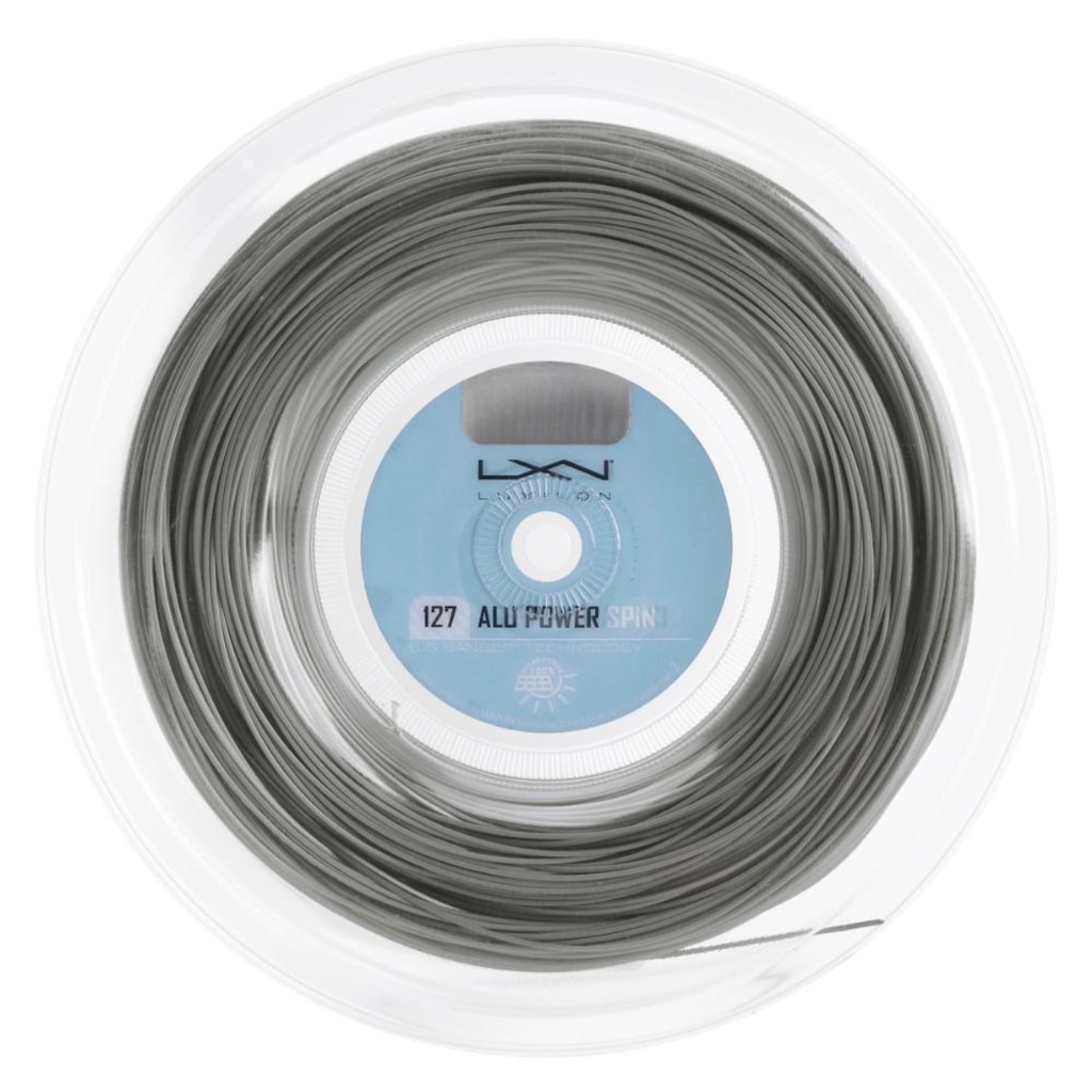 Corda Luxilon Alu Power Spin 16L 1.27mm - Rolo com 220 Metros