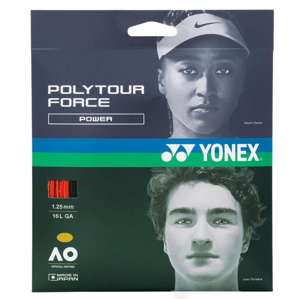Imagem 1 do produto Corda Yonex Poly Tour Force 16L 1.25mm - Set Individual