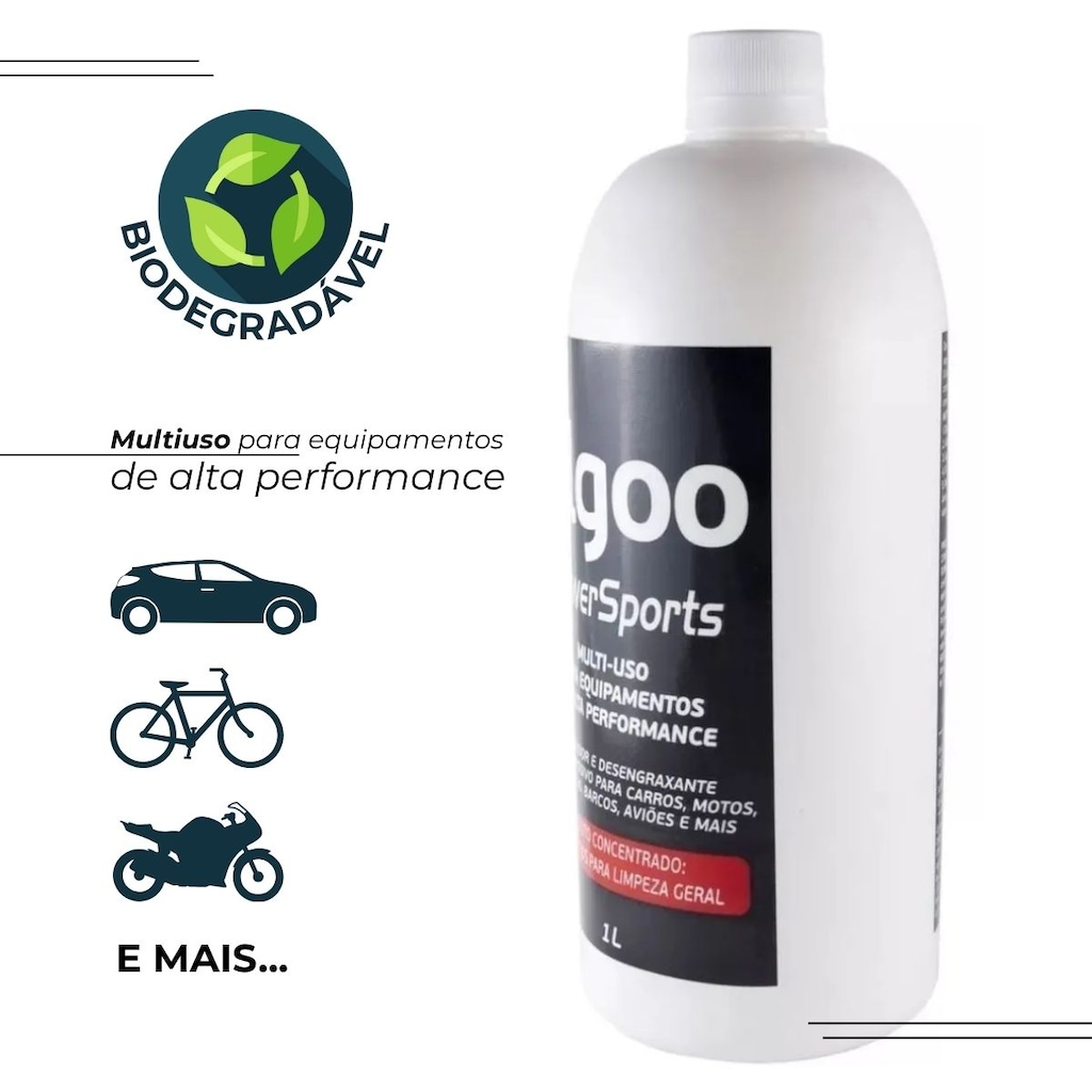 Imagem 4 do produto Lubrificante + desengraxante Algoo + limpador corrente bike