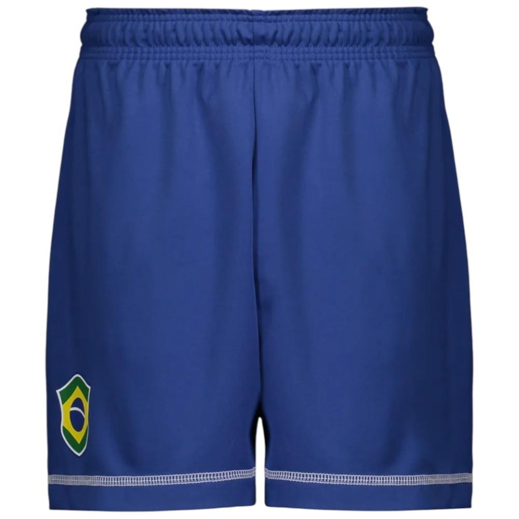 Bermuda Brasil Castanha Basica Braziline Infantil