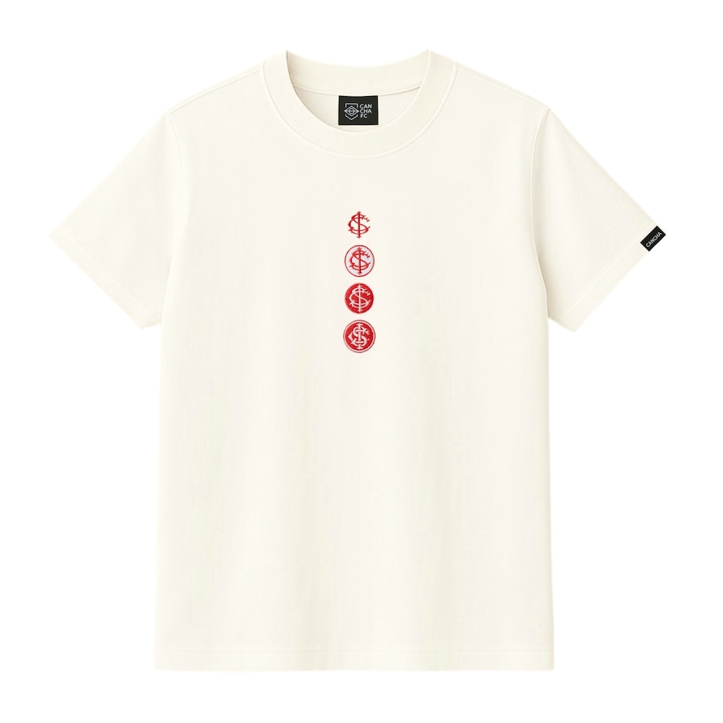 Camiseta Internacional Escudos Clássicos Cancha FC Masculina