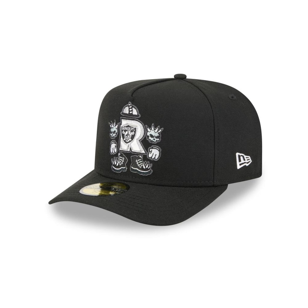 Boné New Era 59Fifty A-Frame Las Vegas Raiders NFL Masculino