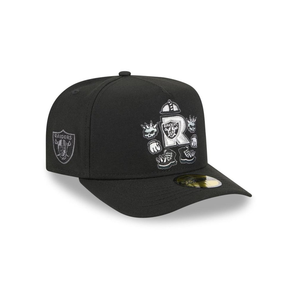 Boné New Era 59Fifty A-Frame Las Vegas Raiders NFL Masculino