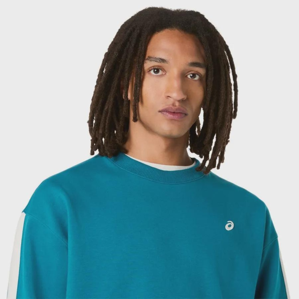Imagem 3 do produto Blusa Moletom ASICS Heritage Crew-Neck Masculino