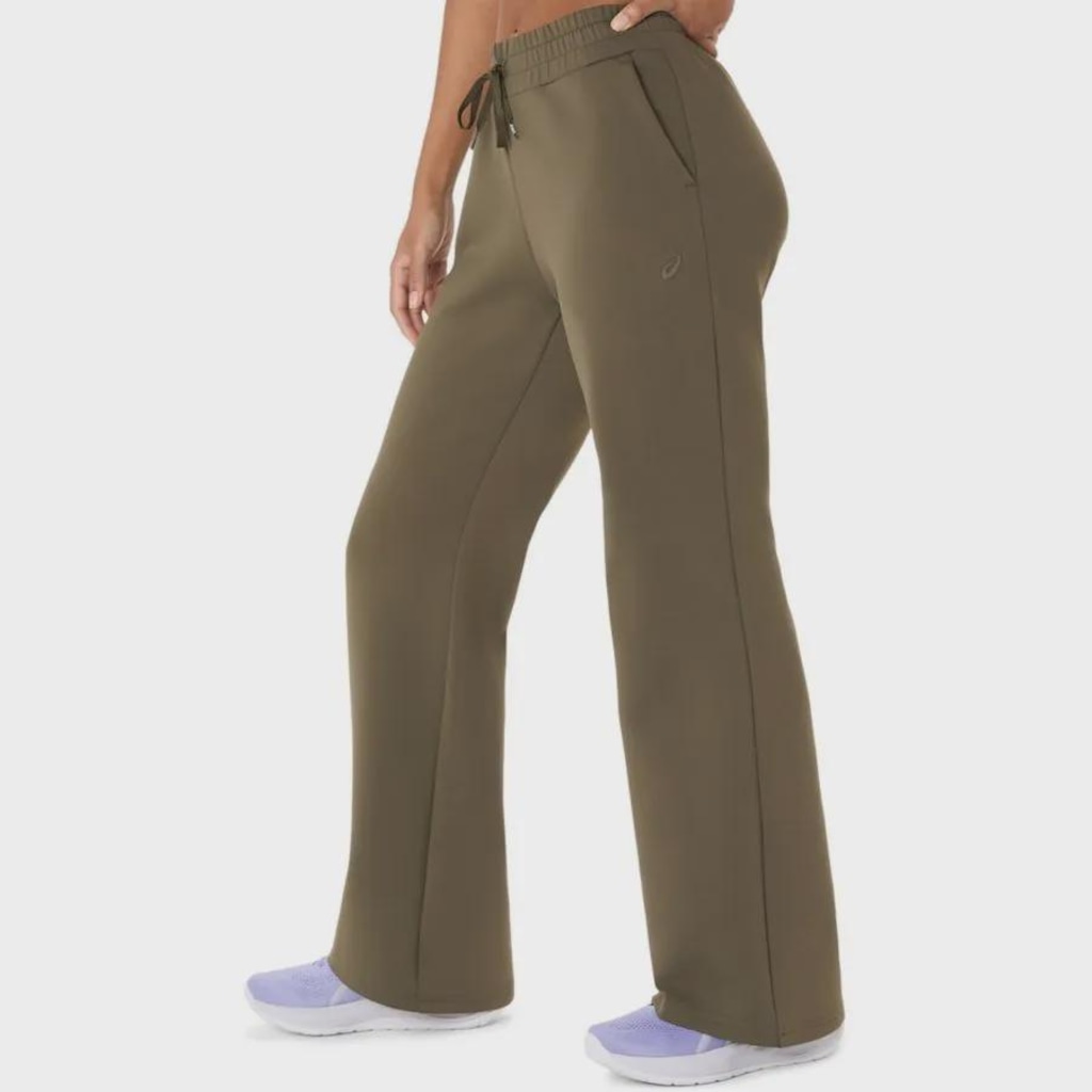 Imagem 2 do produto Calça Flare de Moletom ASICS com Textura Refinada Feminino
