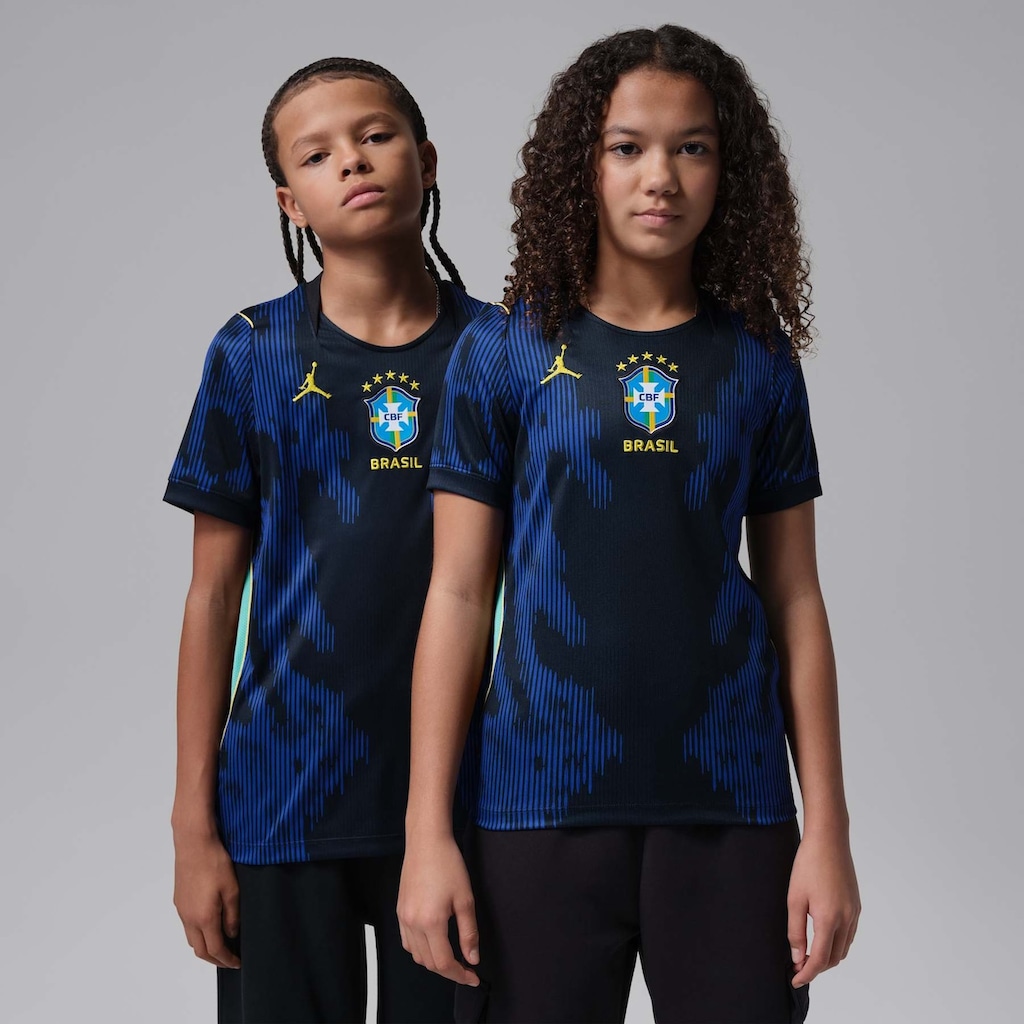 Camisa do Brasil II 26/27 Torcedor Pro Jordan Infantil