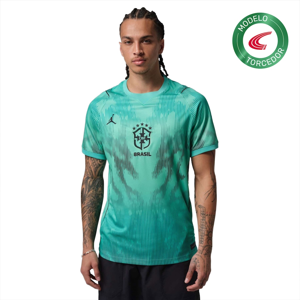 Camisa de Goleiro Brasil 26/27 Torcedor Pro Jordan Masculina