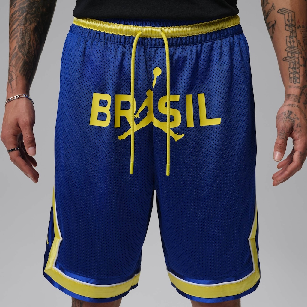 Shorts do Brasil Jordan Mesh Diamond Masculino | Centauro
