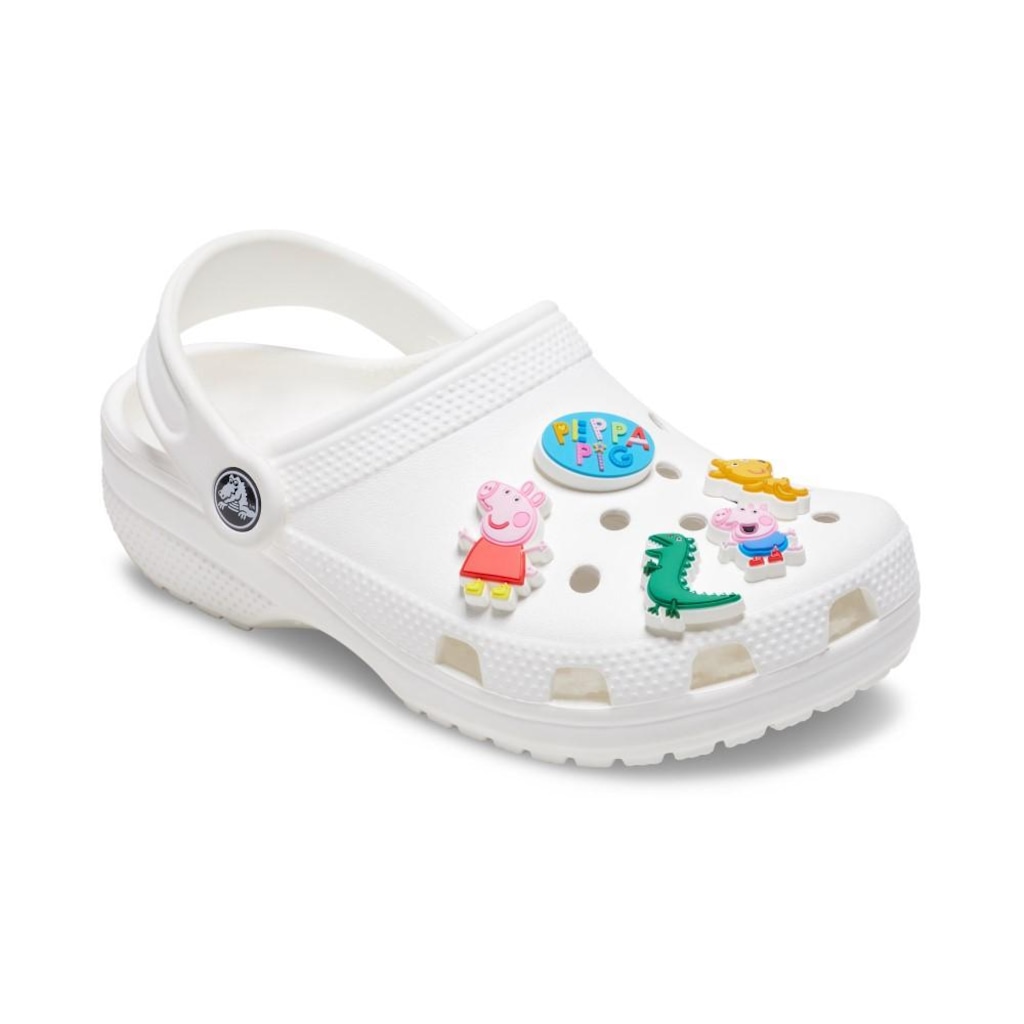 Imagem 2 do produto Kit Jibbitz™ Crocs Personagens Peppa Pig Pack com 5 Peças