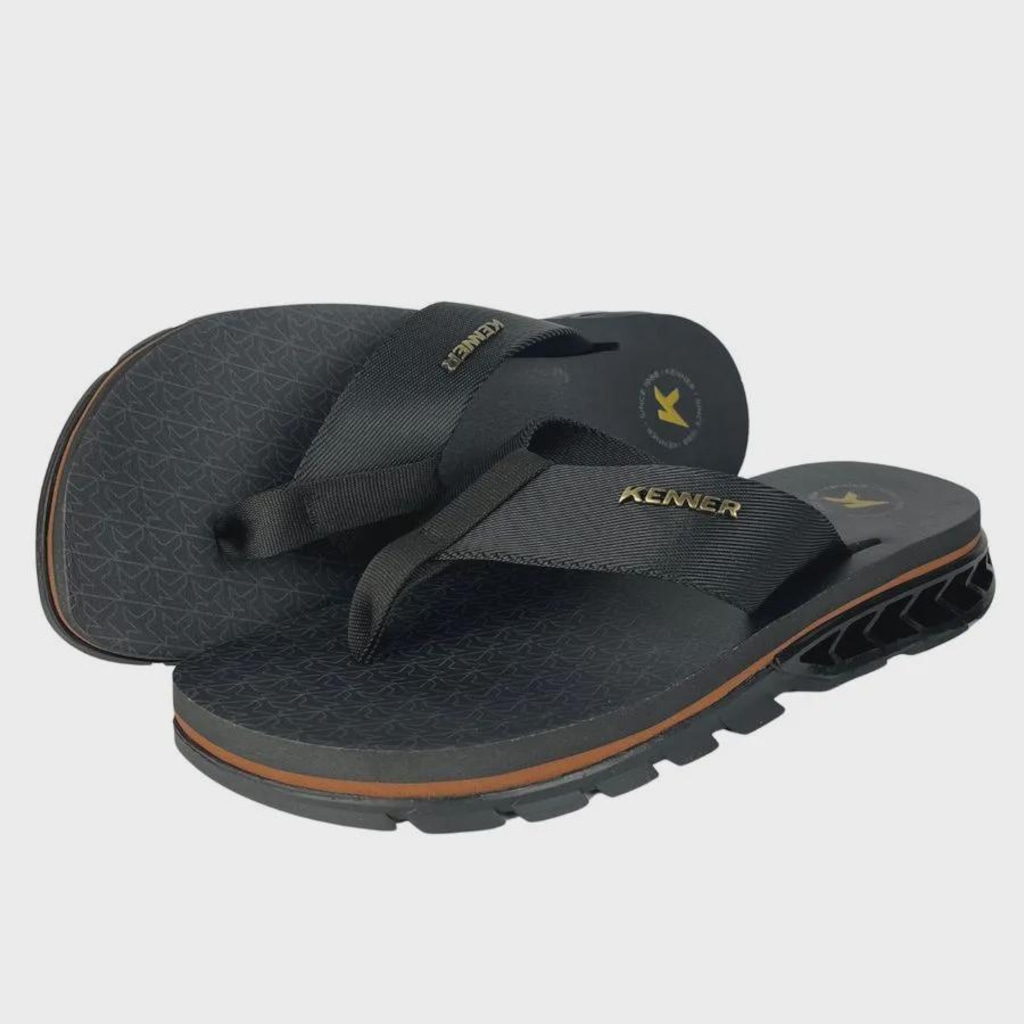 Imagem 2 do produto Chinelo Rakka Especial Nylon Canela - KENNER - Masculino