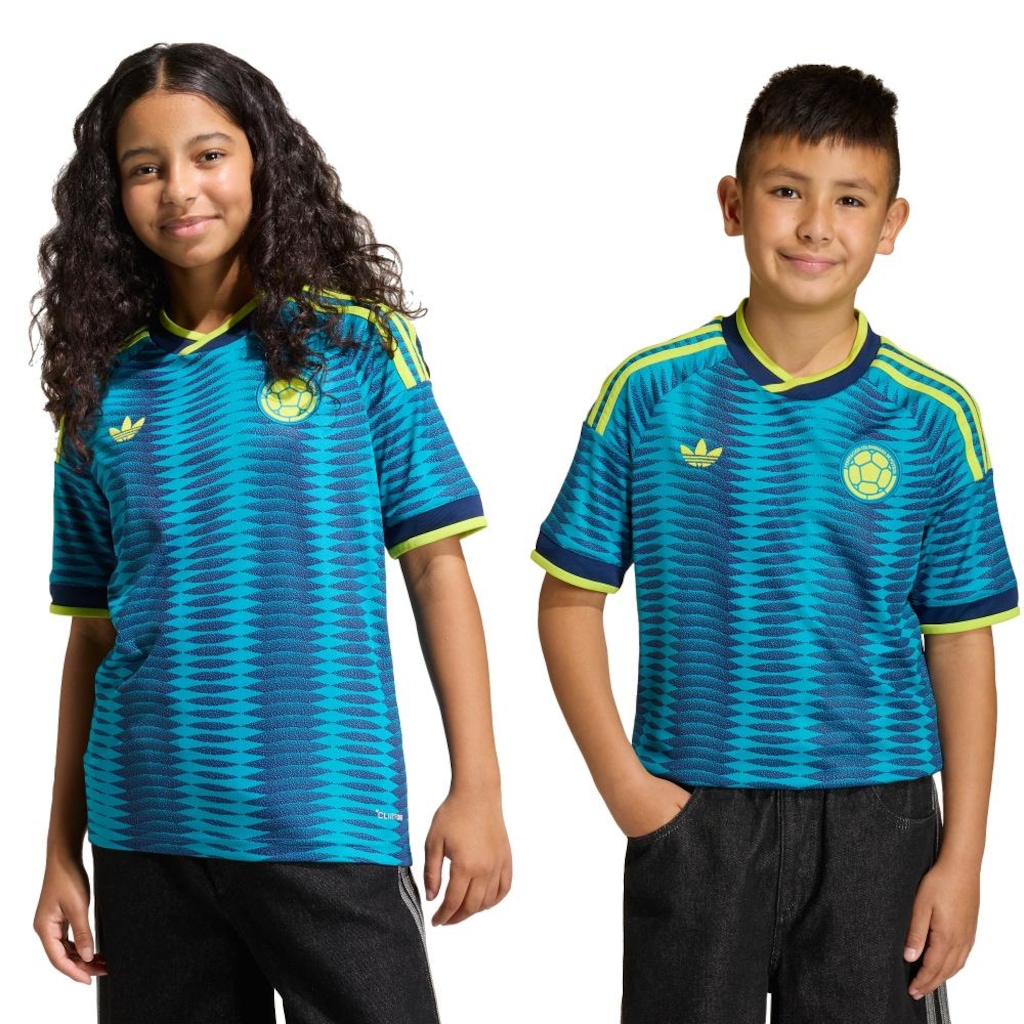 Camisa Seleção da Colômbia II 26/27 adidas Infantil