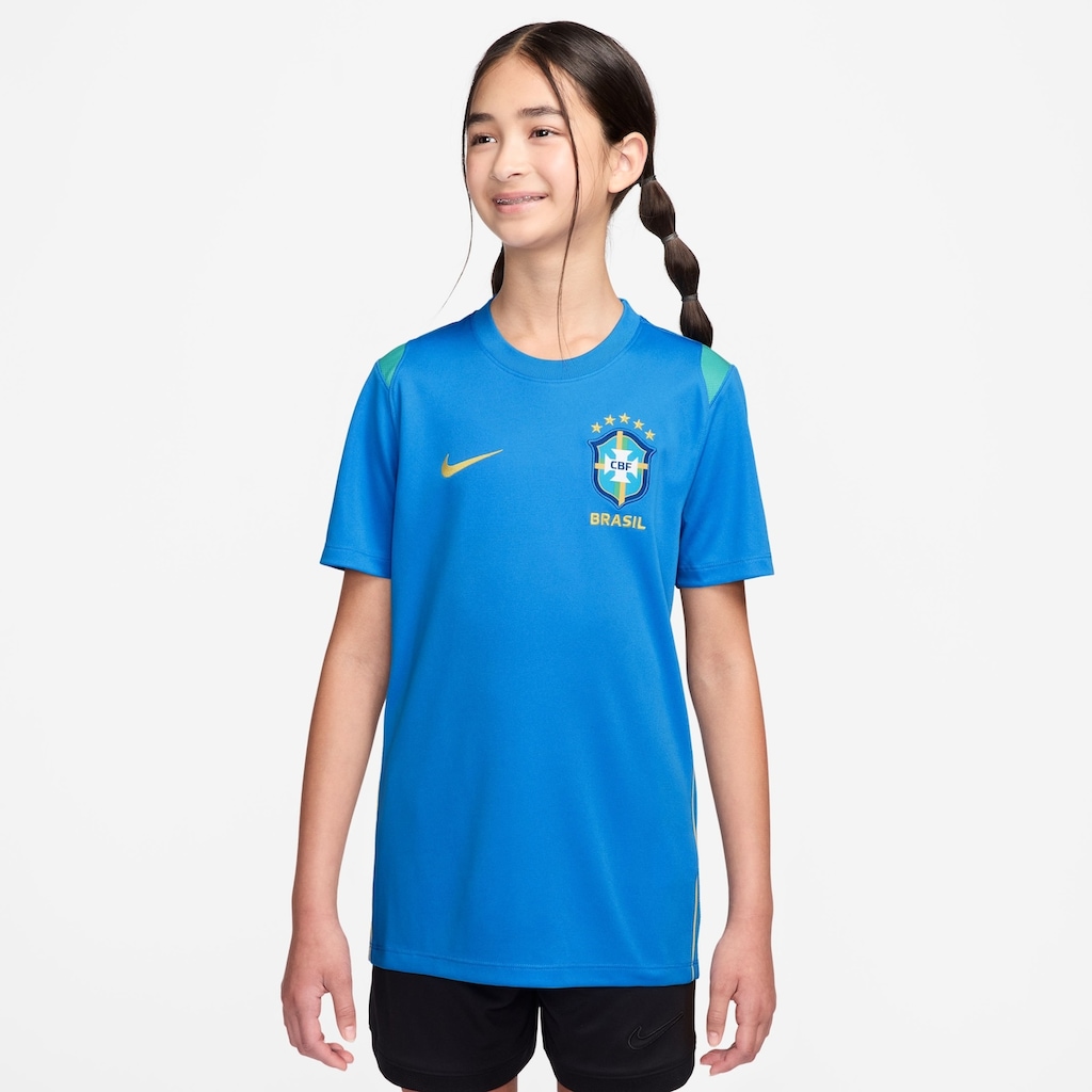 Camiseta Brasil Dri-FIT Nike Academy Pro Infantil