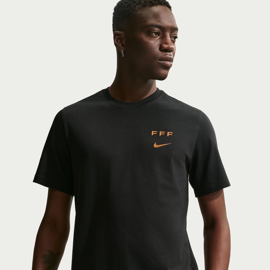 Camiseta da França Nike Wordmark Masculina