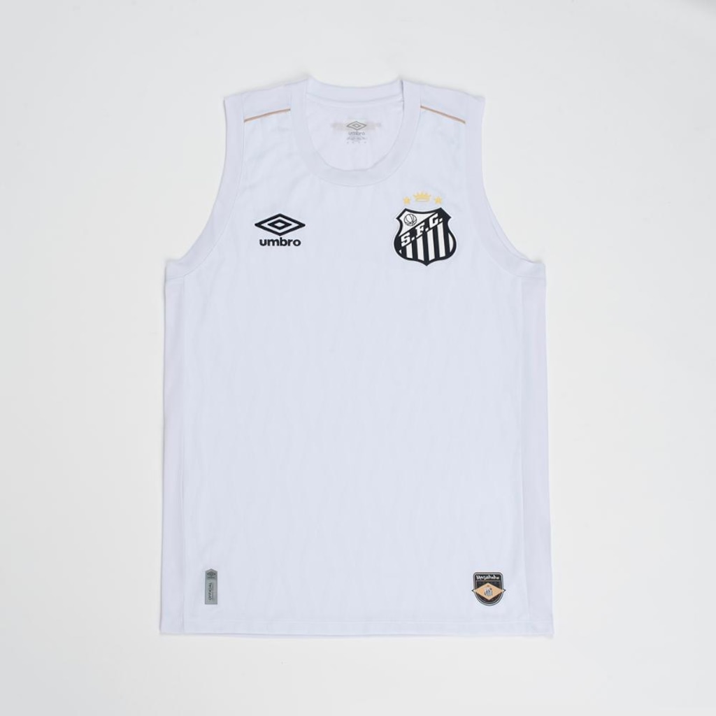 Camiseta Regata de Basquete Santos Home 26/27 Umbro Masculina