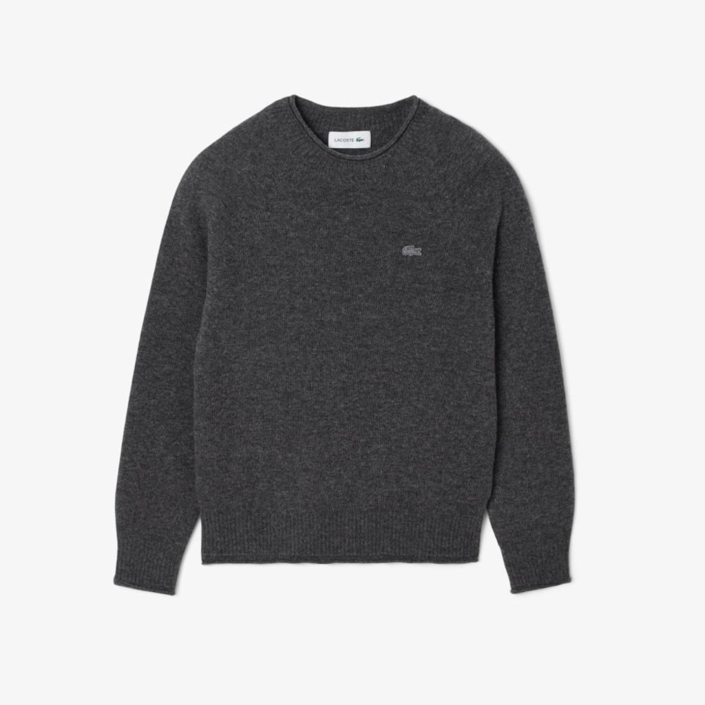 Suéter de Lã Cardada de Malha 3D Lacoste Feminino