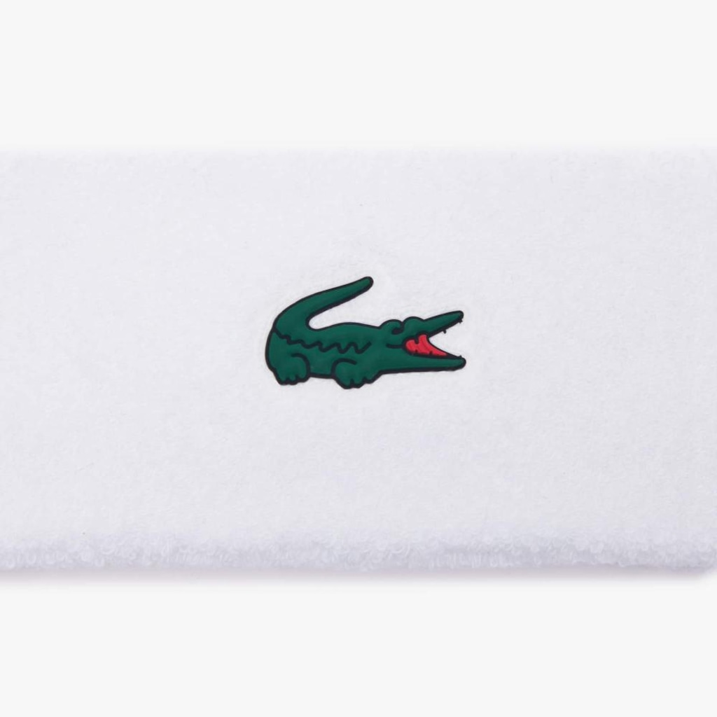 Imagem 2 do produto Faixa de Cabelo Esportiva em Jersey Bouclette Lacoste Unissex