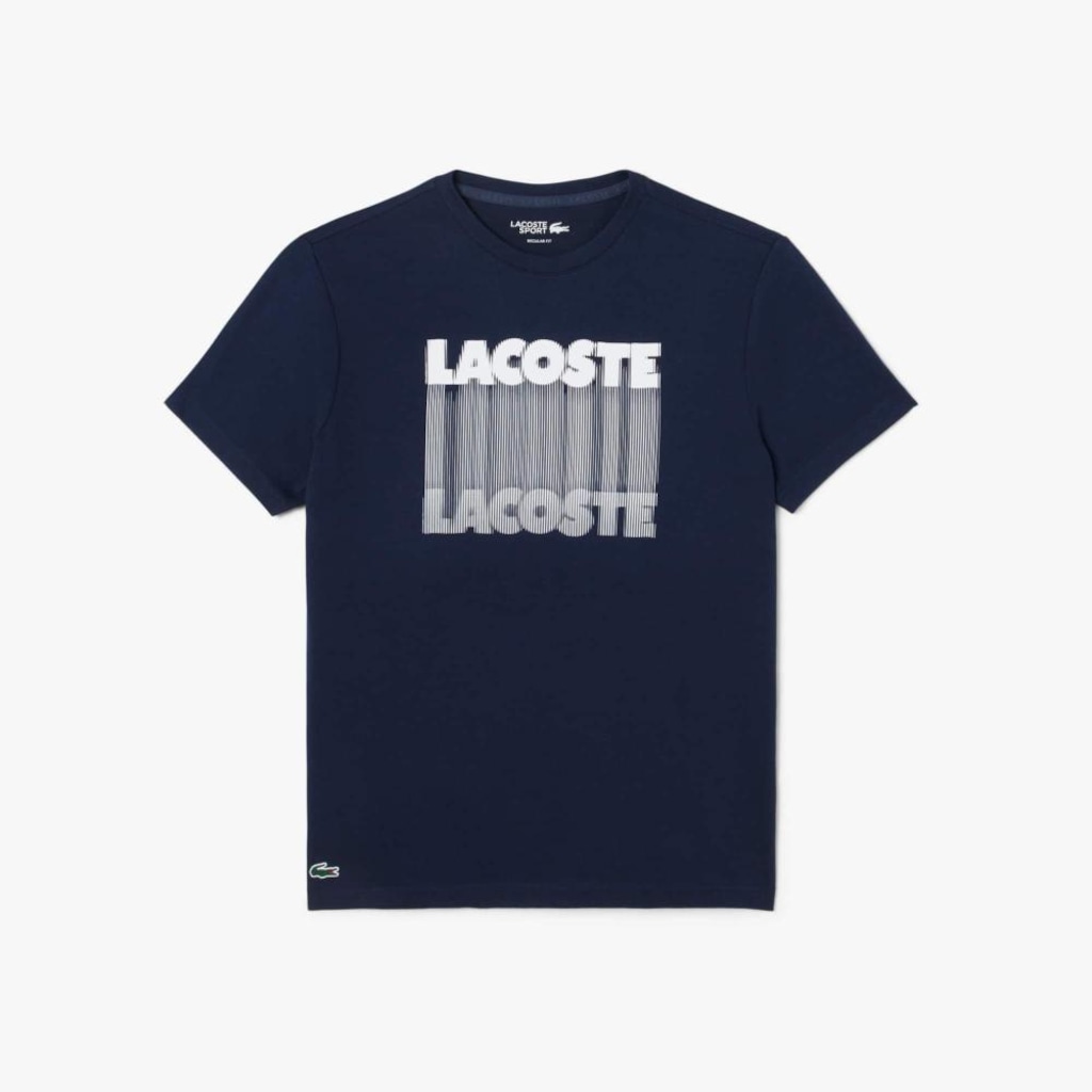 Camiseta Ultra-Dry Estampa Esportiva Lacoste Masculina