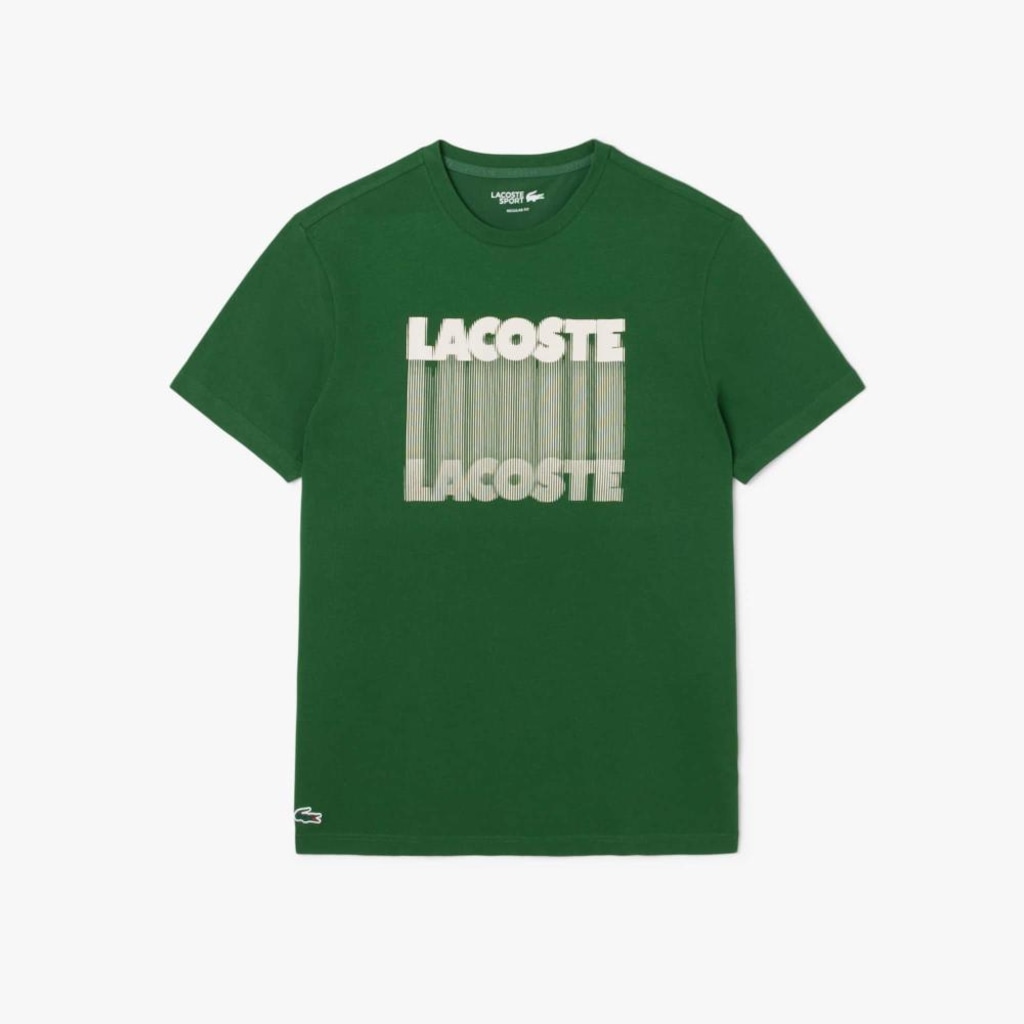Camiseta Ultra-Dry Estampa Esportiva Lacoste Masculina