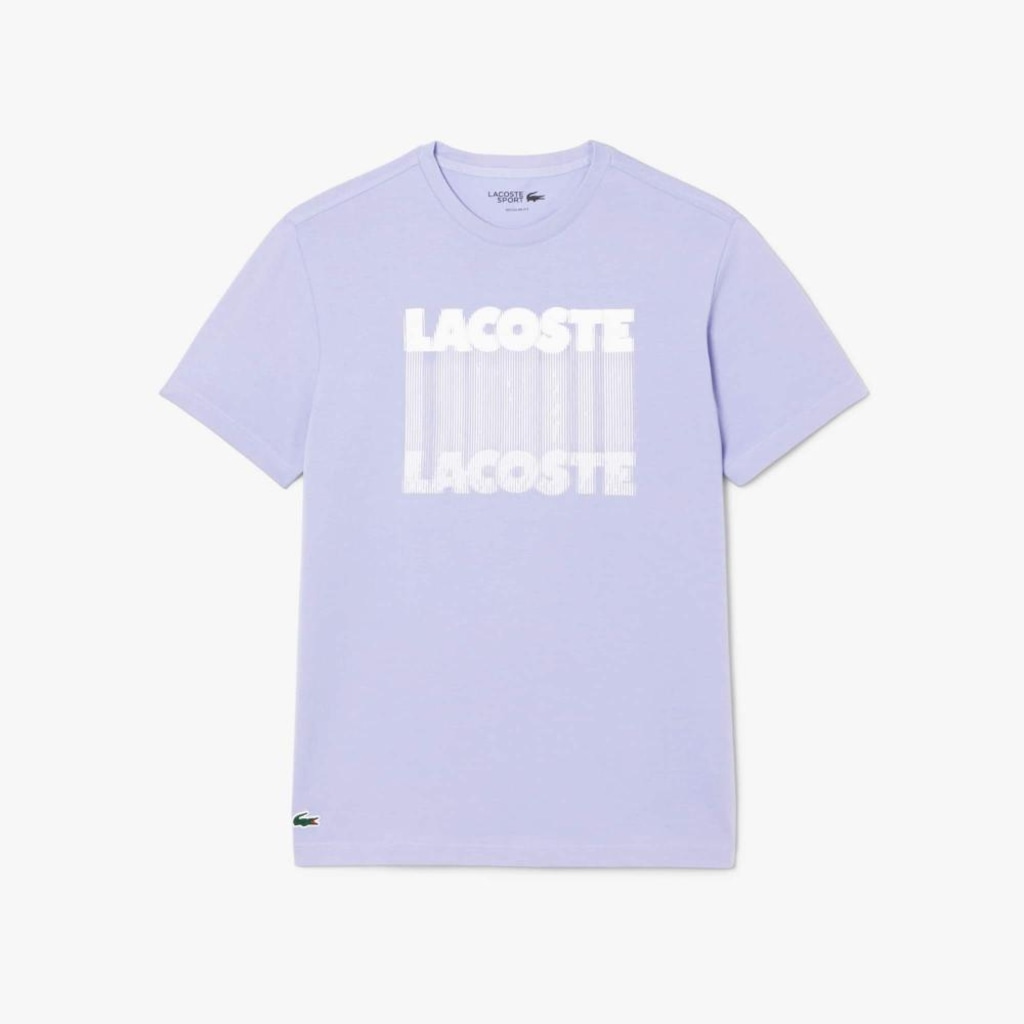 Camiseta Ultra-Dry Estampa Esportiva Lacoste Masculina