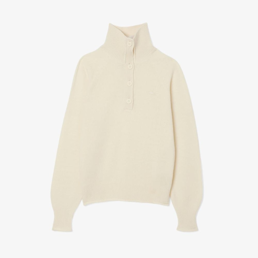 Imagem 4 do produto Suéter de Gola Alta de Lã Cardada Lacoste Feminino