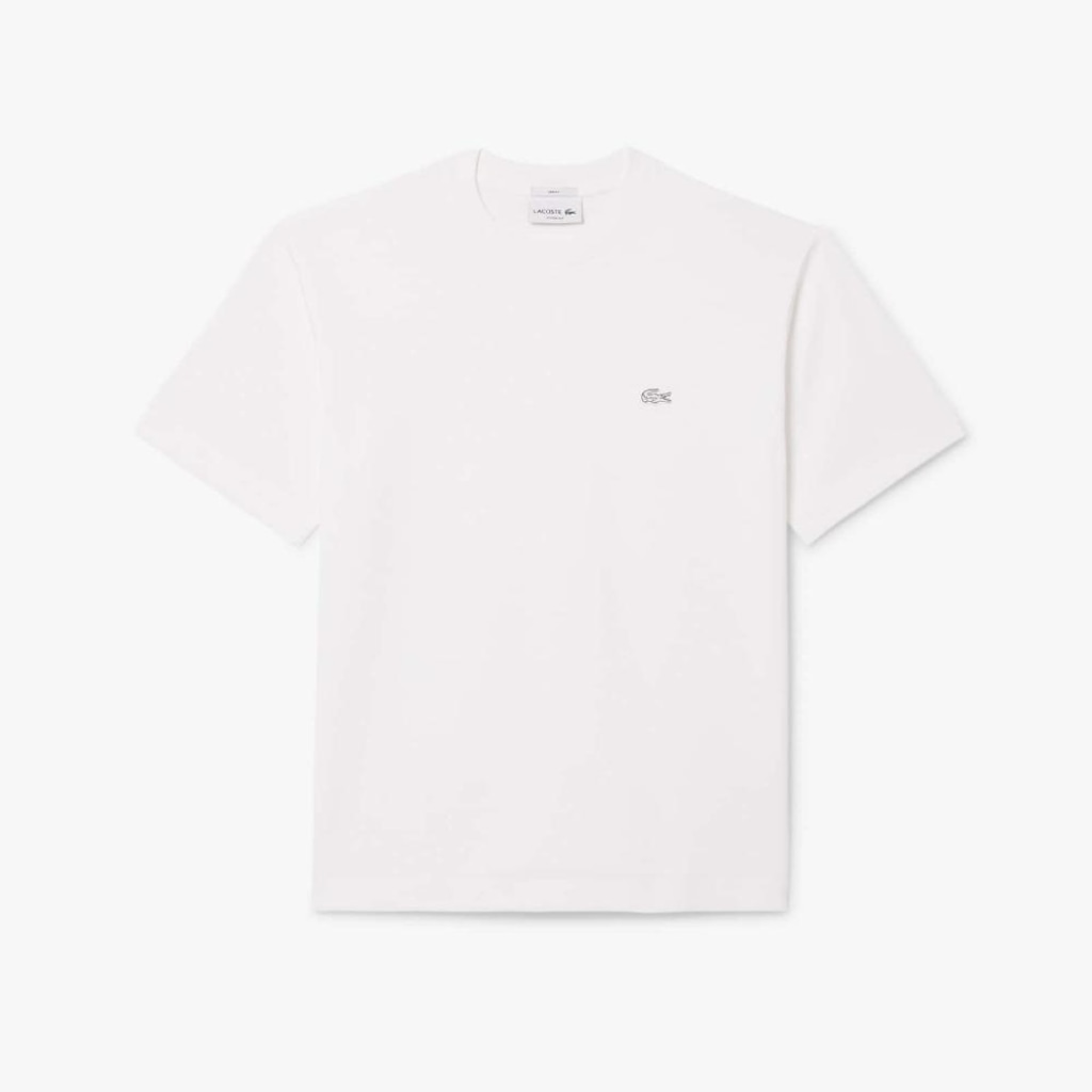 Imagem 4 do produto Camiseta de malha pesada de caimento folgado Lacoste Unissex