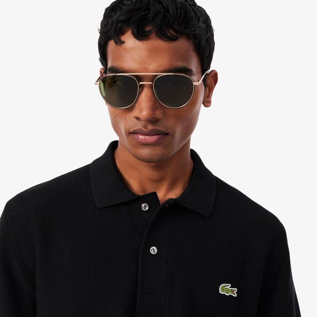 Camiseta Polo em malha de caimento clássico Lacoste Masculina - Foto 2