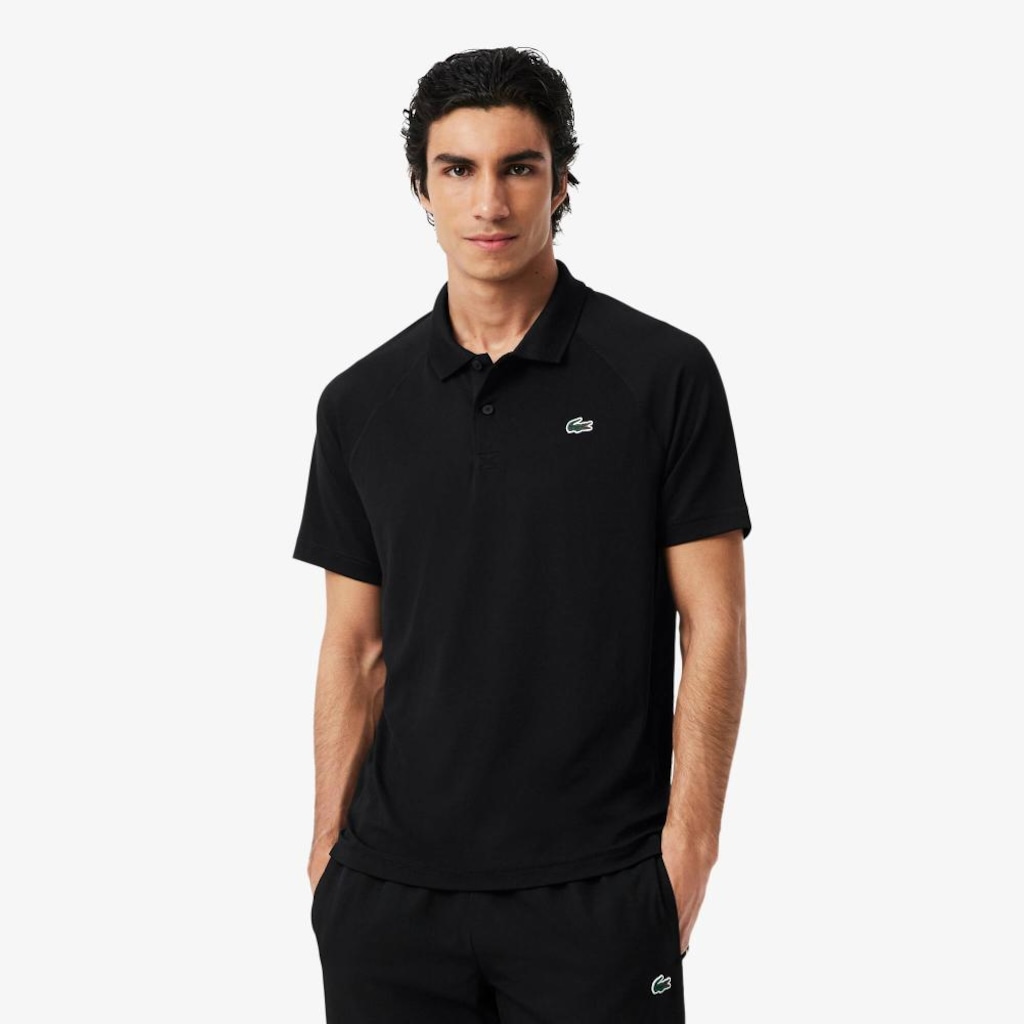 Camsieta Polo Esportiva Modelagem reta Ultra Dry Lacoste Masculina