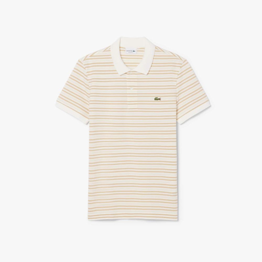 Imagem 3 do produto Camiseta Polo em Petit Piqué Listrada Classic Fit Lacoste Masculina