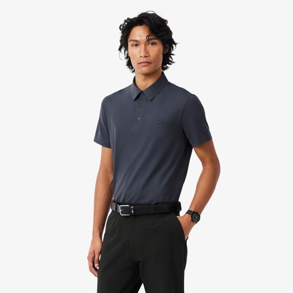 Camiseta Polo Commuter Modelagem reta Lacoste Masculina