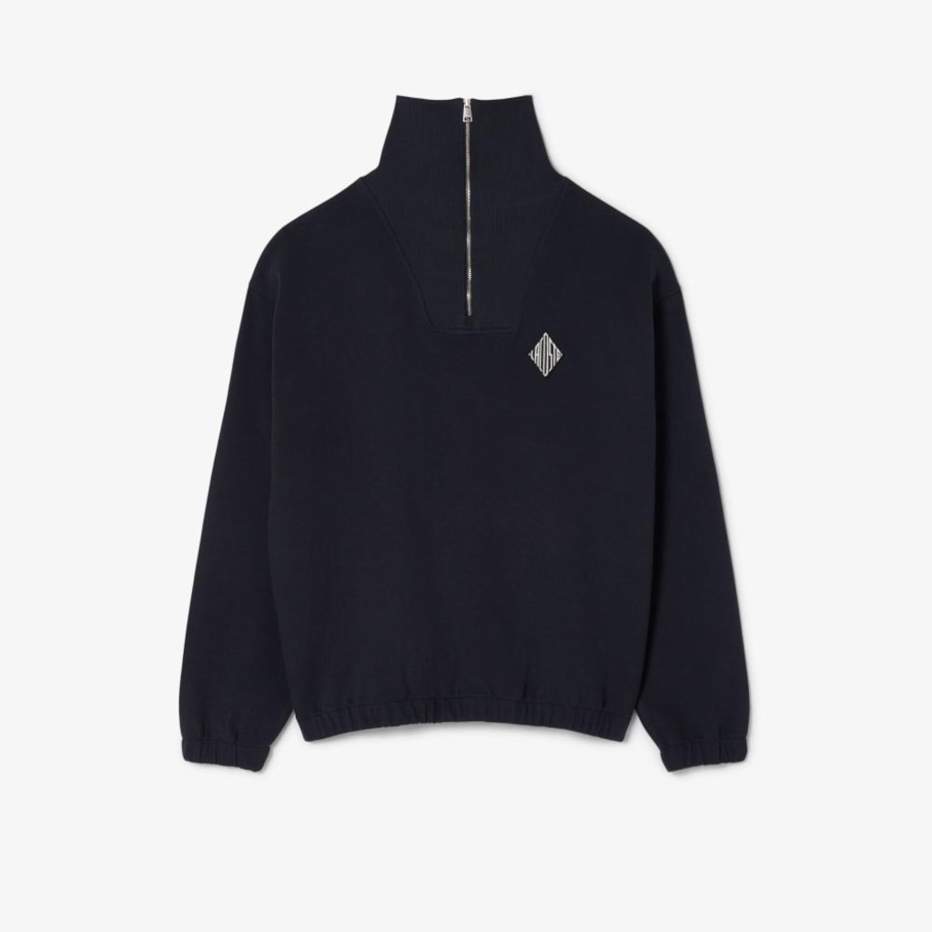 Imagem 3 do produto Blusão Moletom em Piqué com Gola com Zíper e Caimento Amplo Lacoste Masculino
