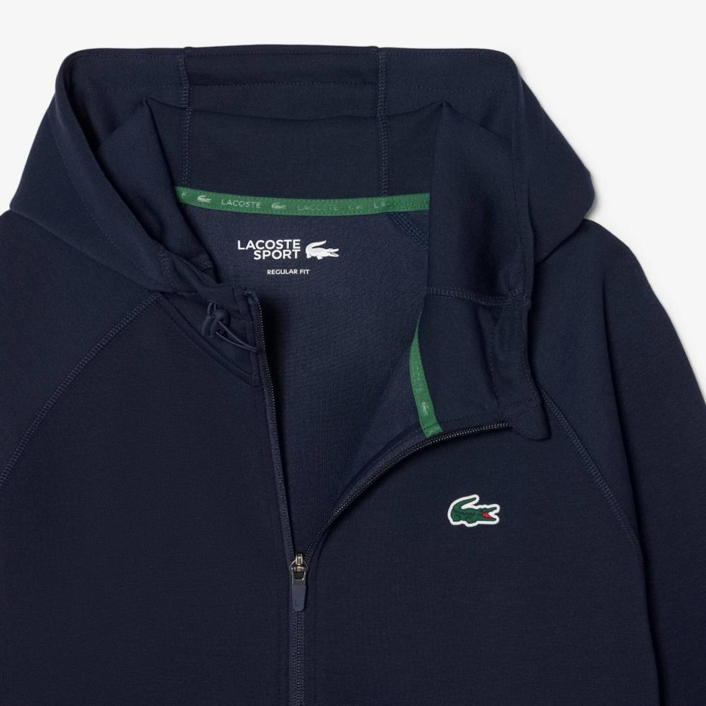 Imagem 4 do produto Blusão Moletom com Capuz e Zíper Sport Stretch Lacoste Masculino