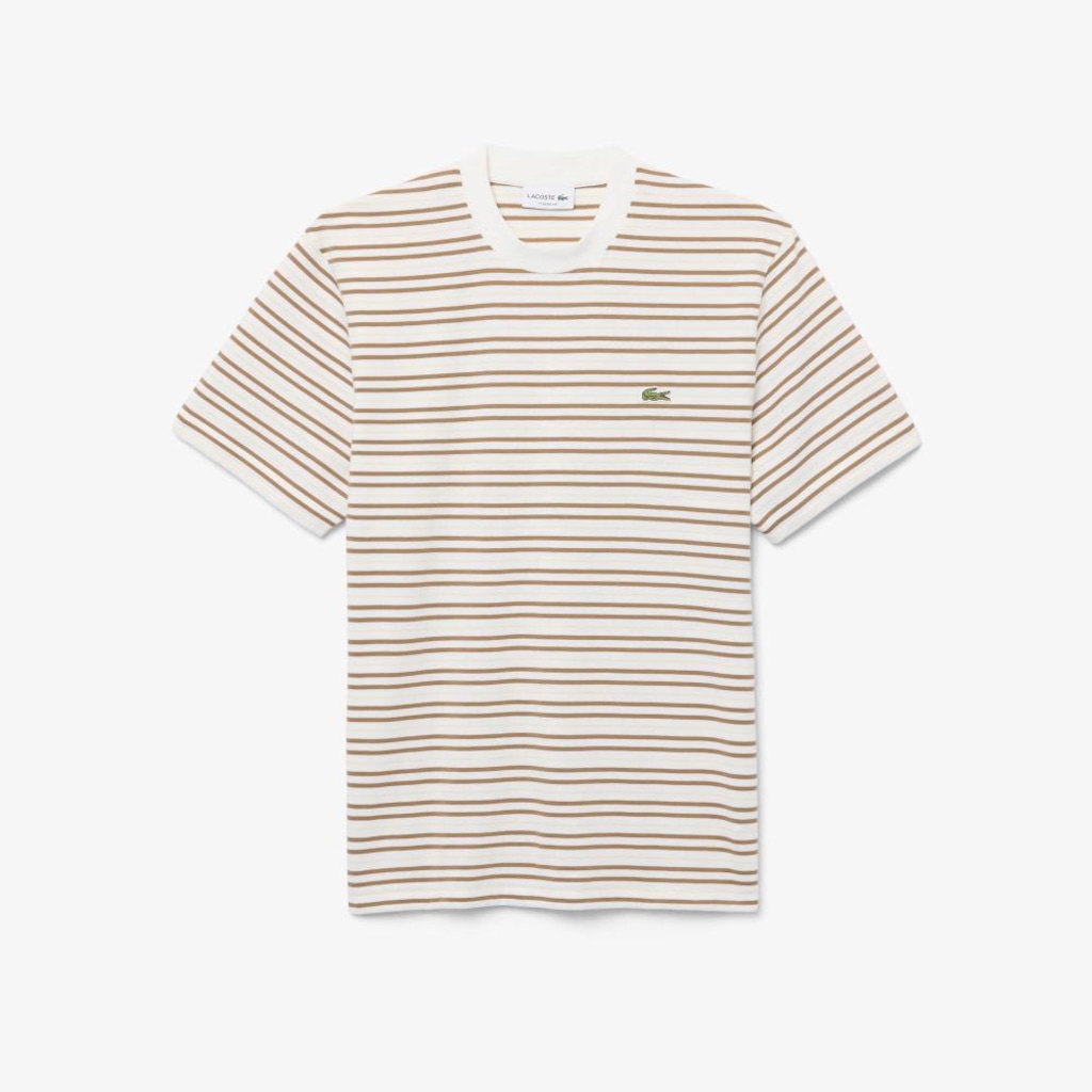 Imagem 4 do produto Camiseta de Algodão Listrada Lacoste Masculina