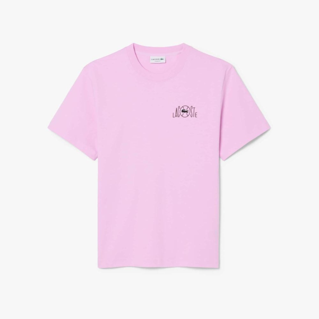 Imagem 3 do produto Camiseta de Algodão Estampada Lacoste Masculina