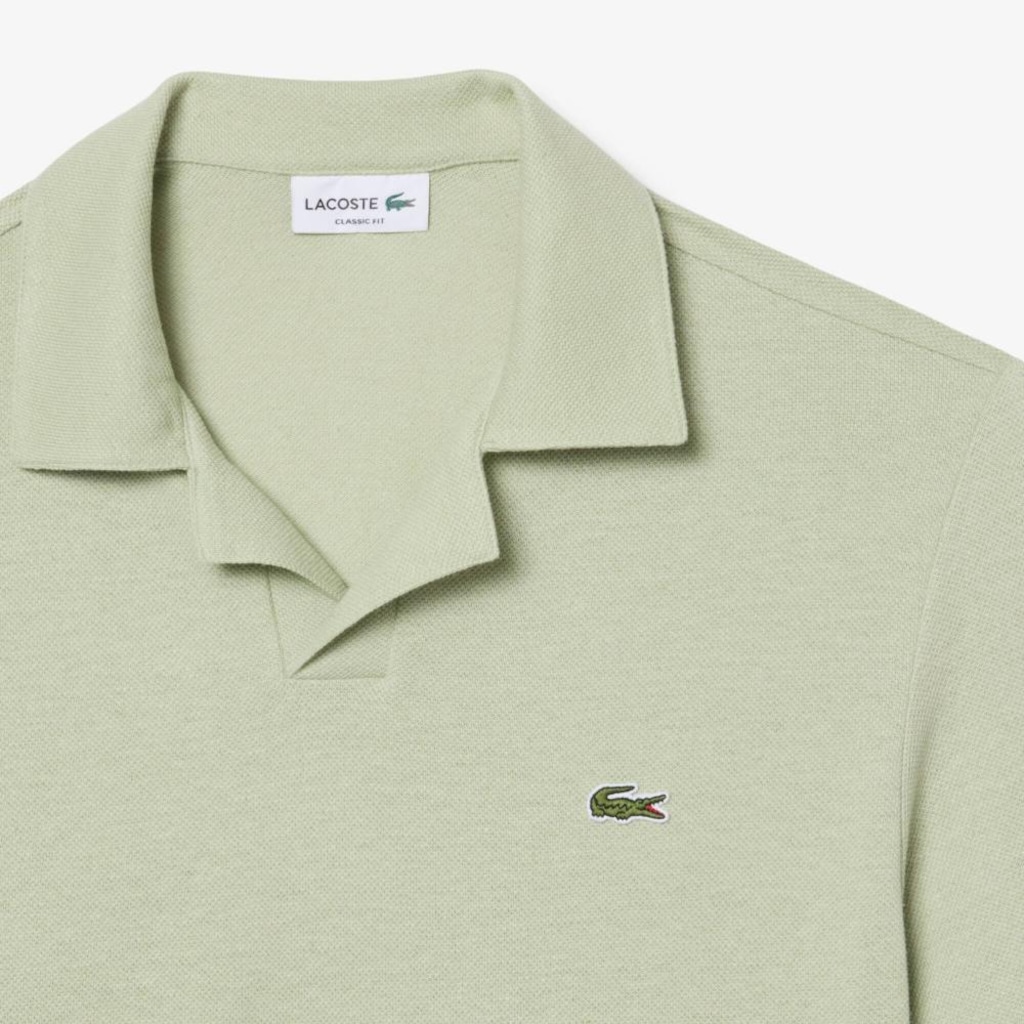 Imagem 5 do produto Camisa Polo Classic Fit em Algodão e Linho Lacoste Masculina