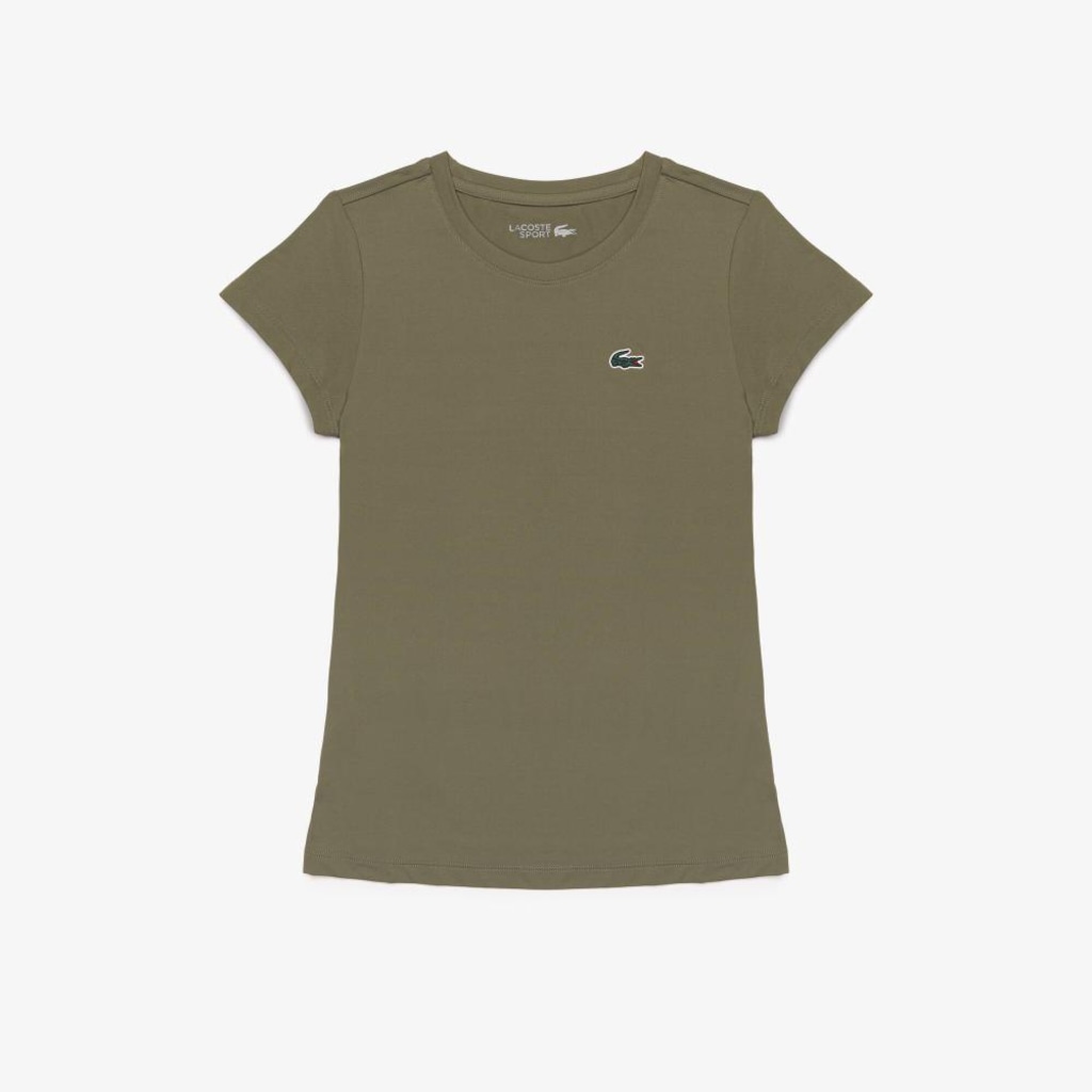 Camiseta Lacoste esportiva feminina