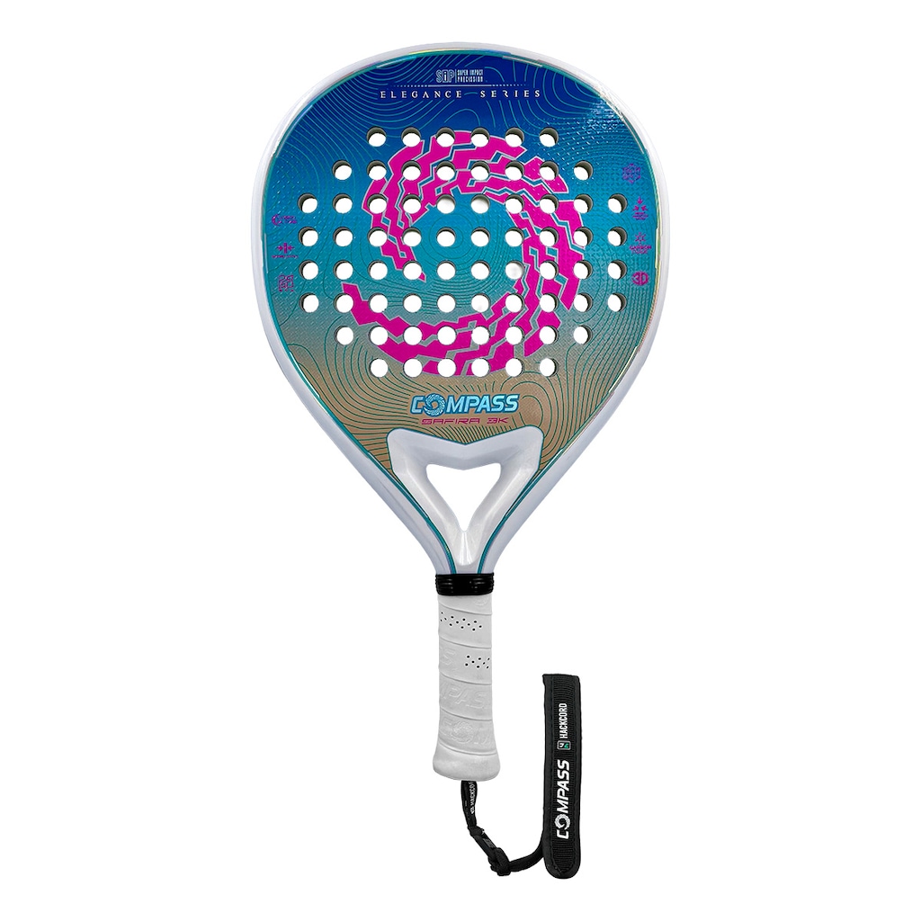 Raquete de Padel Compass Safira 3k 2026