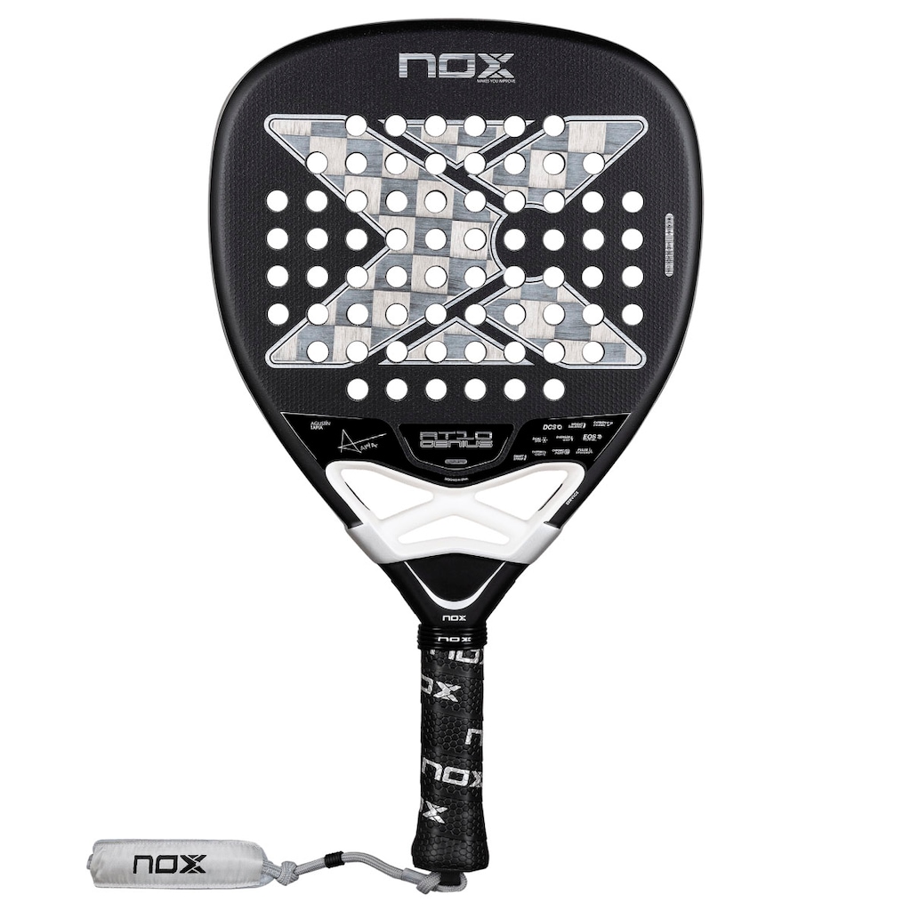 Raquete de Padel Nox AT10 GENIUS Attack 18K Alum 2026