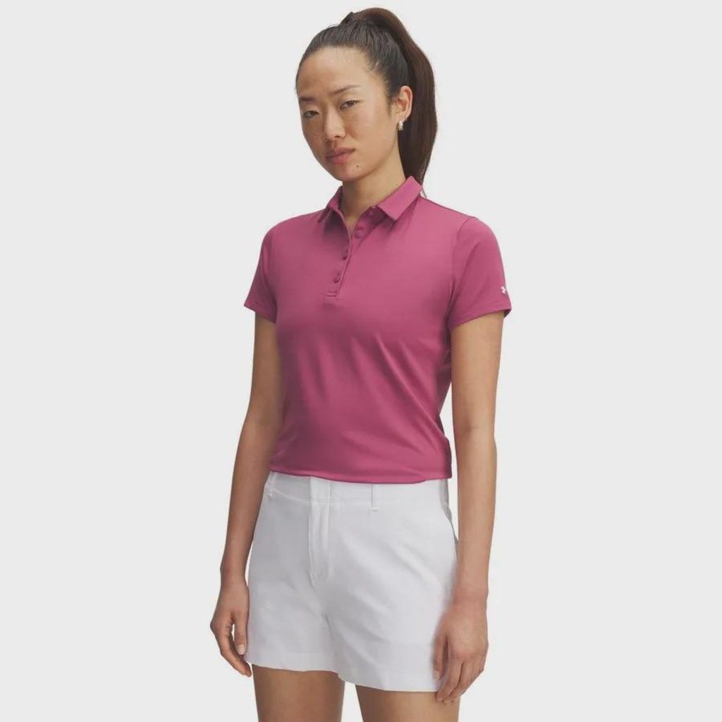 Camisa Polo de Golf Under Armour Playoff SS - Feminina