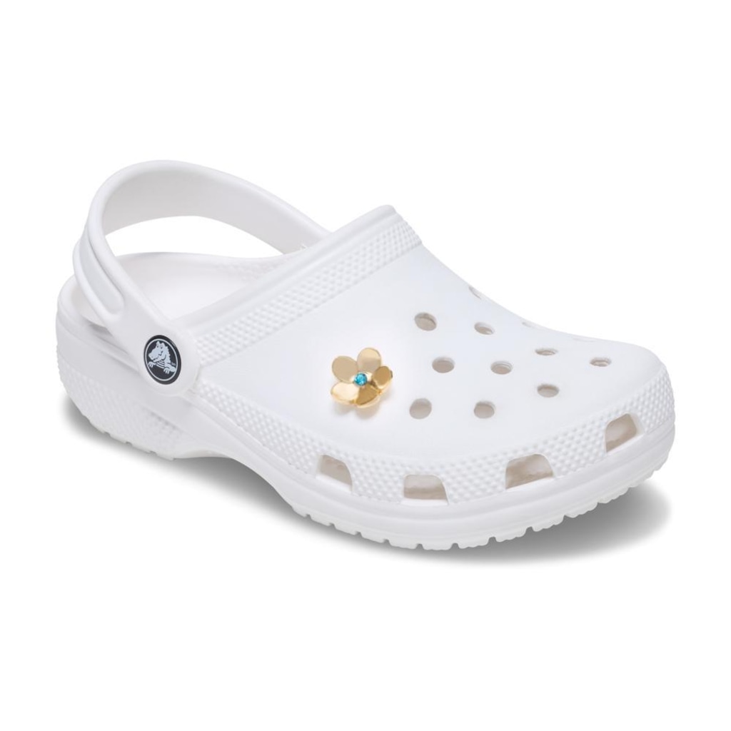 Imagem 3 do produto Jibbitz™ Crocs Emblema de Flor Dourada